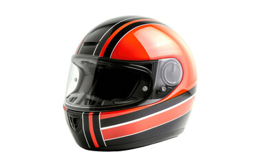 Helmet with Inner Stripes for Biking isolated on transparent Background