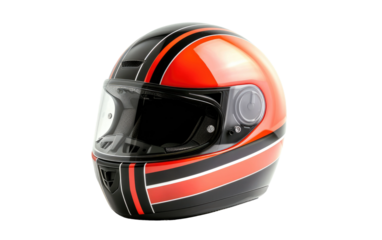 Helmet with Inner Stripes for Biking isolated on transparent Background