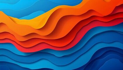 Paper style abstract background design