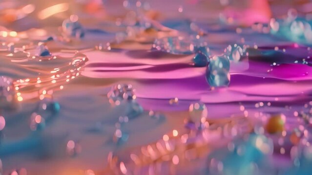 water liquid background. 4k video