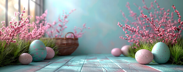Festive background for Easter Day.