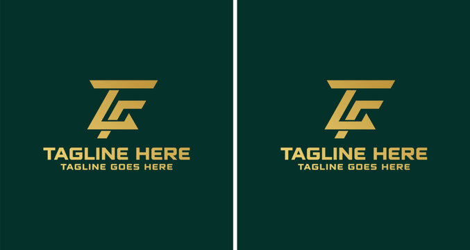 Letter LF Monogram logo, LF Logo design connected in a unique way