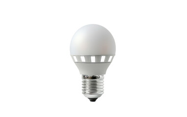 Illuminating Innovation: LED Light Bulb isolated on transparent Background