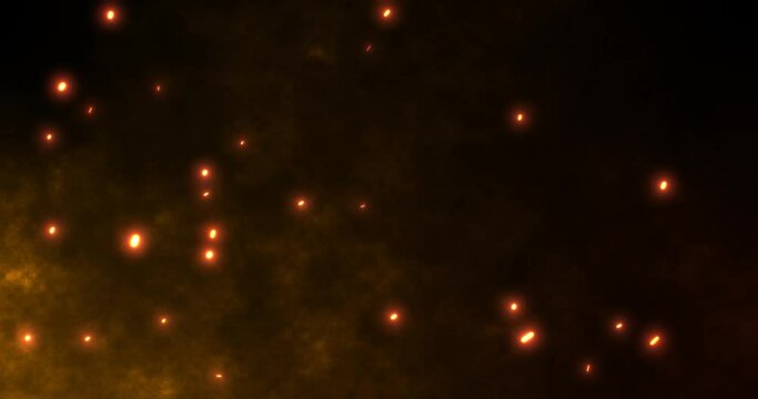 Abstract background like smoke and sparks
