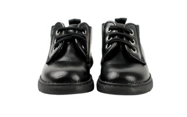 Adorable Ebony Infant Footwear Passion isolated on transparent Background