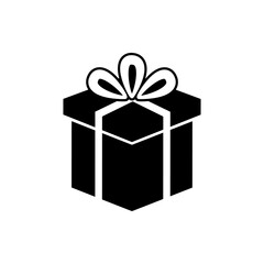 Gift icon vector. present illustration sign. birthday symbol. sale logo.