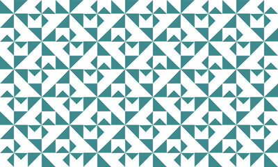 Fototapeta premium seamless pattern with triangles, abstract triangle geometric green and blue background patch work seamless repeat style, replete image design for fabric printing,