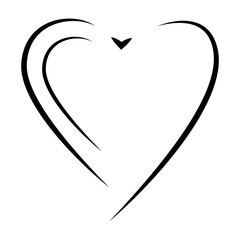 handwriting love icon