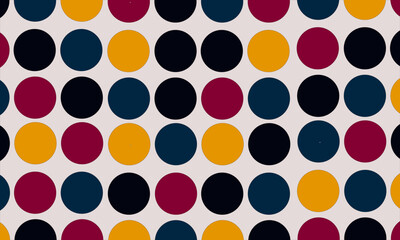 pattern with colorful circles