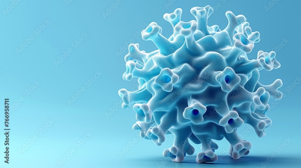 Poster microorganism, a type of pathogenic flora, as a representative of the science of virology and microb