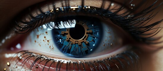 Concept of sensor implanted eye
