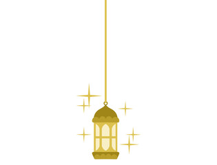 Obraz premium Ramadhan Kareem Lantern Background Illustration 