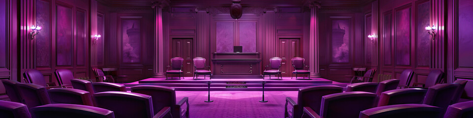 Theatrics of Justice: Dramatic Flair and Emotional Depth in Courtroom Scenes - obrazy, fototapety, plakaty