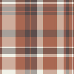 Plaid check texture of vector textile tartan with a fabric background pattern seamless.