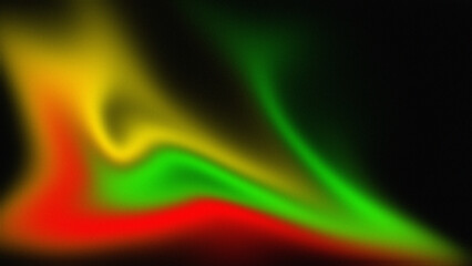 Green, red, and yellow Grainy noise texture gradient background