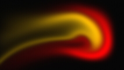 Yellow, red and black Grainy noise texture gradient background