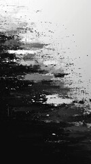 Monochrome Grunge Texture with Dynamic Splashes
