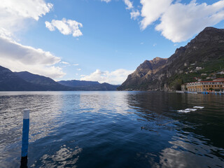 Marone, Iseo Lake - Italy - obrazy, fototapety, plakaty
