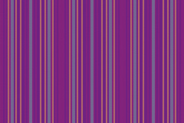 Purchase pattern background vector, mix seamless fabric lines. American textile vertical stripe texture in purple and pink colors.