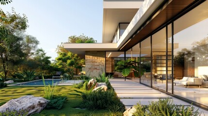 modern architecture of houses