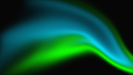 Green, blue and turquoise Grainy noise texture gradient background