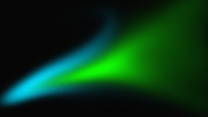 Green, blue and turquoise Grainy noise texture gradient background