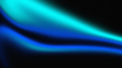 Blue and turquoise Grainy noise texture gradient background