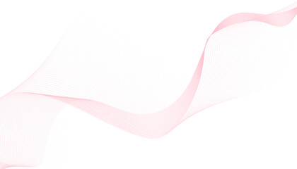 Pink waves on white background.