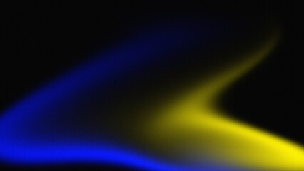 Blue and yellow Grainy noise texture gradient background