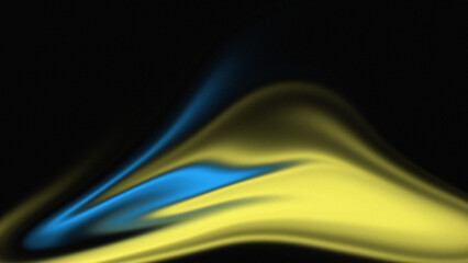 Black, blue, and yellow Grainy noise texture gradient background