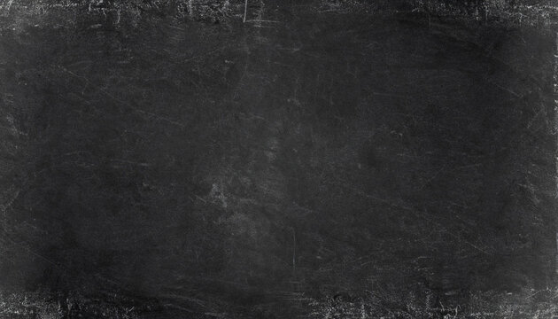 Old black grunge background. Distressed texture. Chalkboard wallpaper. Blackboard for text decoration; very cool; copy space