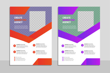  flayer design 2 set, corporate business flyer template design, business marketing flyer, digital marketing agency flyer, creative marketing agency flayer design 