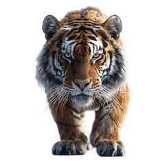 Obraz premium 3d illustration of tiger animal portrait, generative ai