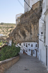 Rock overhangs in Setenil De Las Bodegas - 766983963