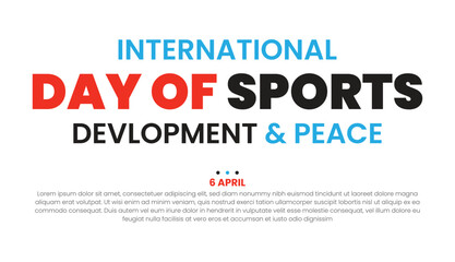 international day of sports development and peace