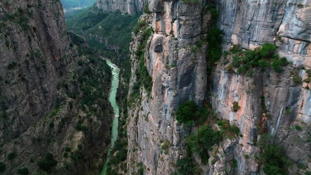 Breathtaking Aerial View of Tazı Canyon in Antalya, Turkey