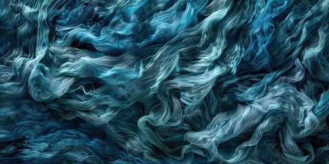Abstract Blue Organic Texture Background