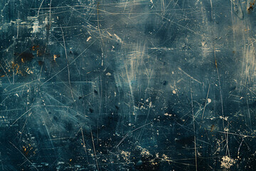 Abstract Scratched Blue Metal Texture Background
 - obrazy, fototapety, plakaty