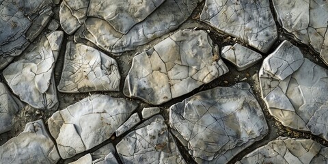 Organic Texture of Cracked Earth Surface
