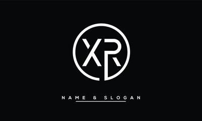XR, RX, X, R  Abstract Letters Logo Monogram - obrazy, fototapety, plakaty