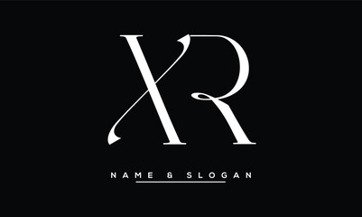 XR, RX, X, R  Abstract Letters Logo Monogram