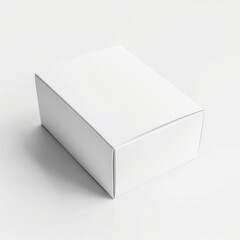 Empty White Box on White Surface