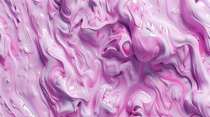 Liquid Marble Pattern in Pink Shades, Glossy Fluid Art
