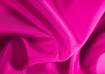 Red cloth pattern close view, textile material background