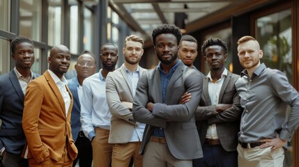 Group of Men Standing Together