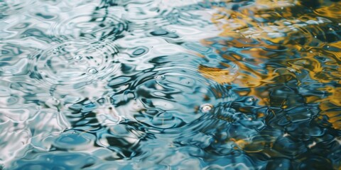 Abstract Reflective Water Texture