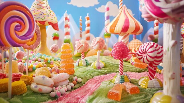 Welcome to Candyland, where everything is made of sugar and spice, and everything is sweet to the taste.