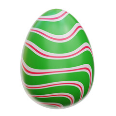 Easter Egg 3d Icon Illustration