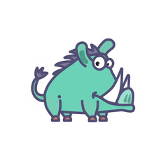 Lovely animal colored icon pack