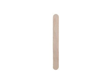 Large Wooden Waxing Spatula on a white background.